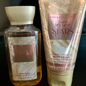 Bath & Body Works In The Stars Body Wash and Cream Set